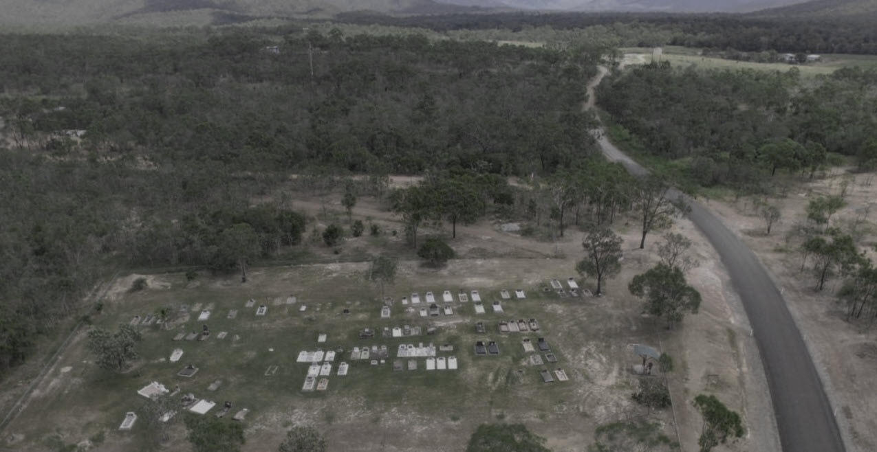 Long view of Mount Molloy Cemetery